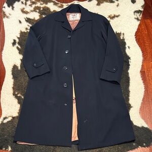 Vintage Royal Navy Button-Up Coat